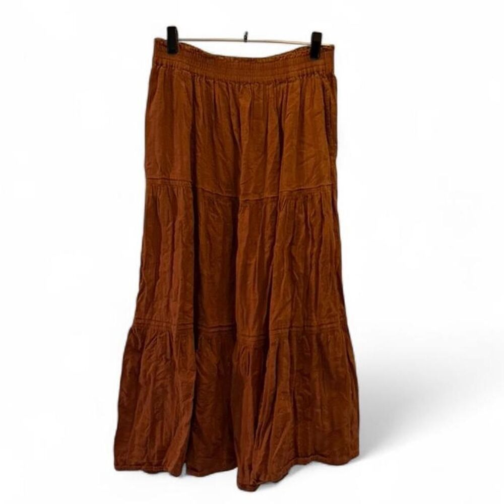 Universal-thread Women's Orange and Brown Skirt
